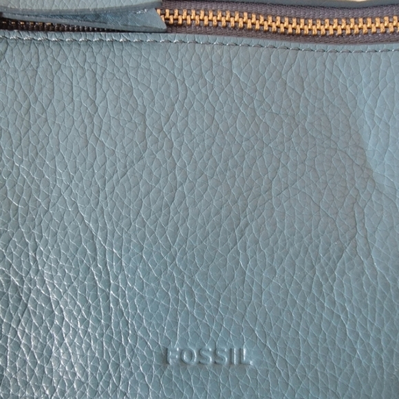 Fossil patchwork foldover leather clutch wallet - Picture 4 of 9